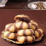 P170 Spiral Type Cookie Biscuits Automatic Double Filling Encrusting Machine