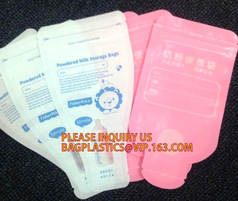 biodegradable eco-friendly FDA clear juice sealed drink pouches translucent reclosable hand held zipper plastic drinking