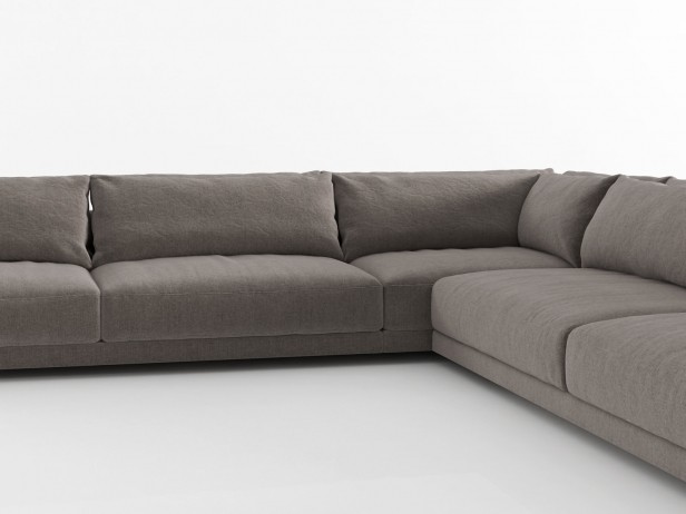 Advanced customized L Shaped simple large and small size Italian sofa