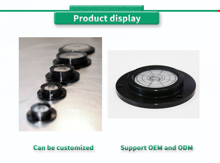 Aluminum Angle Slope Level Indicator Durable Circular Bulls-Eye Bubble Inclinometers