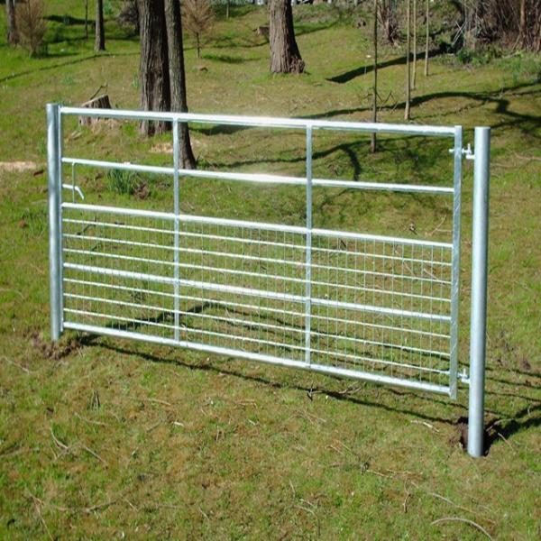 1.8mx2.1m US standard Farm fence gate for cattle Farm fence hinge joint farm fence metal corral panels Farmgate