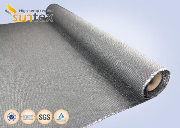 Quality 650 C High Temp Resistant Fire Blanket Material On A Roll 1.4mm Graphite Coated Firestop Fire Blanket Roll for sale