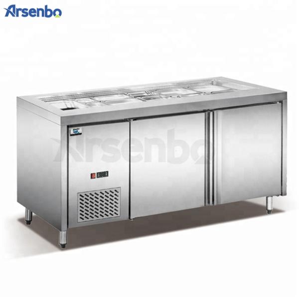 Commercial Pizza Prep Refrigerator 220-240V Anticorrosive Durable
