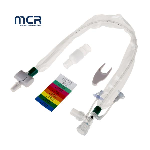 Quality Disposable Closed Suction Catheter 24H L Type Double Swivel Elbow for sale