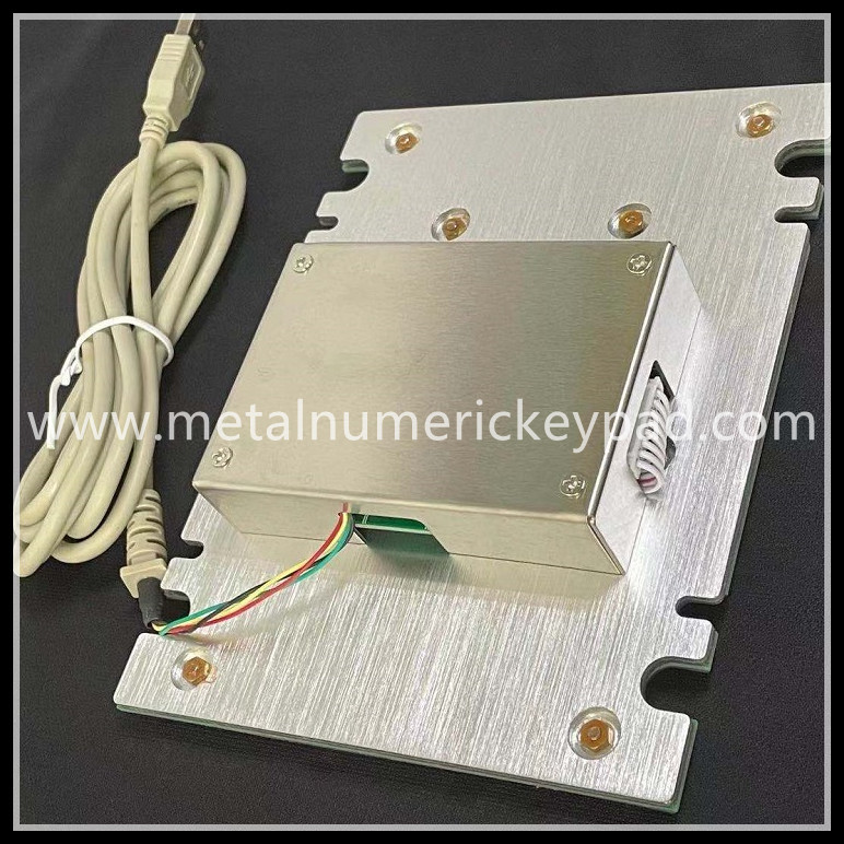 16 Key ATM Machine Metal Numeric Keypad With Stainless Steel Russian Keyboard