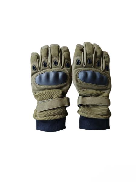 Quality Military Green Winter Tactical Gloves with Insulated Windproof  Touchscreen Compatible for sale