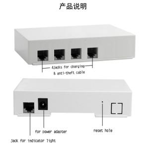 China 4-port security alarm host for display phone, tablet pc, ipad,camera, watch &amp; laptop wholesale