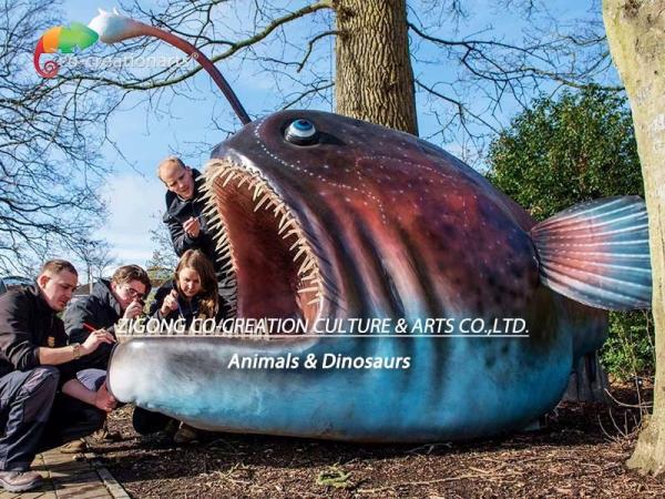 3 Meters Life Size Animals Realistic Animatronic Animals Manta For Aquarium
