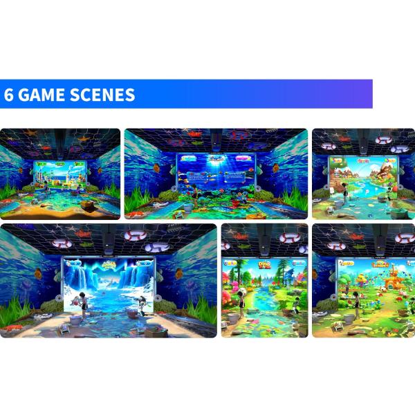 Beach Interactive Games Wall And Floor Projection For Immersive Marine Play