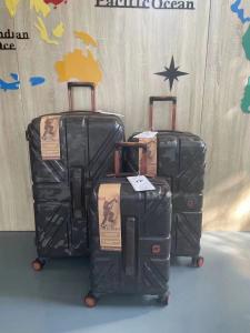 China Waterproof Zippered ABS Trolley Bag , Sturdy Polycarbonate ABS Luggage wholesale