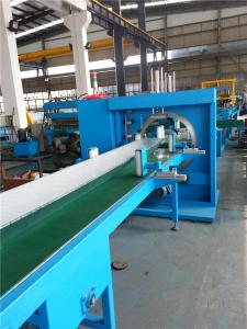 China Single Chain Ridge Cap Roll Forming Machine With Auto Stacker 12 Stations wholesale