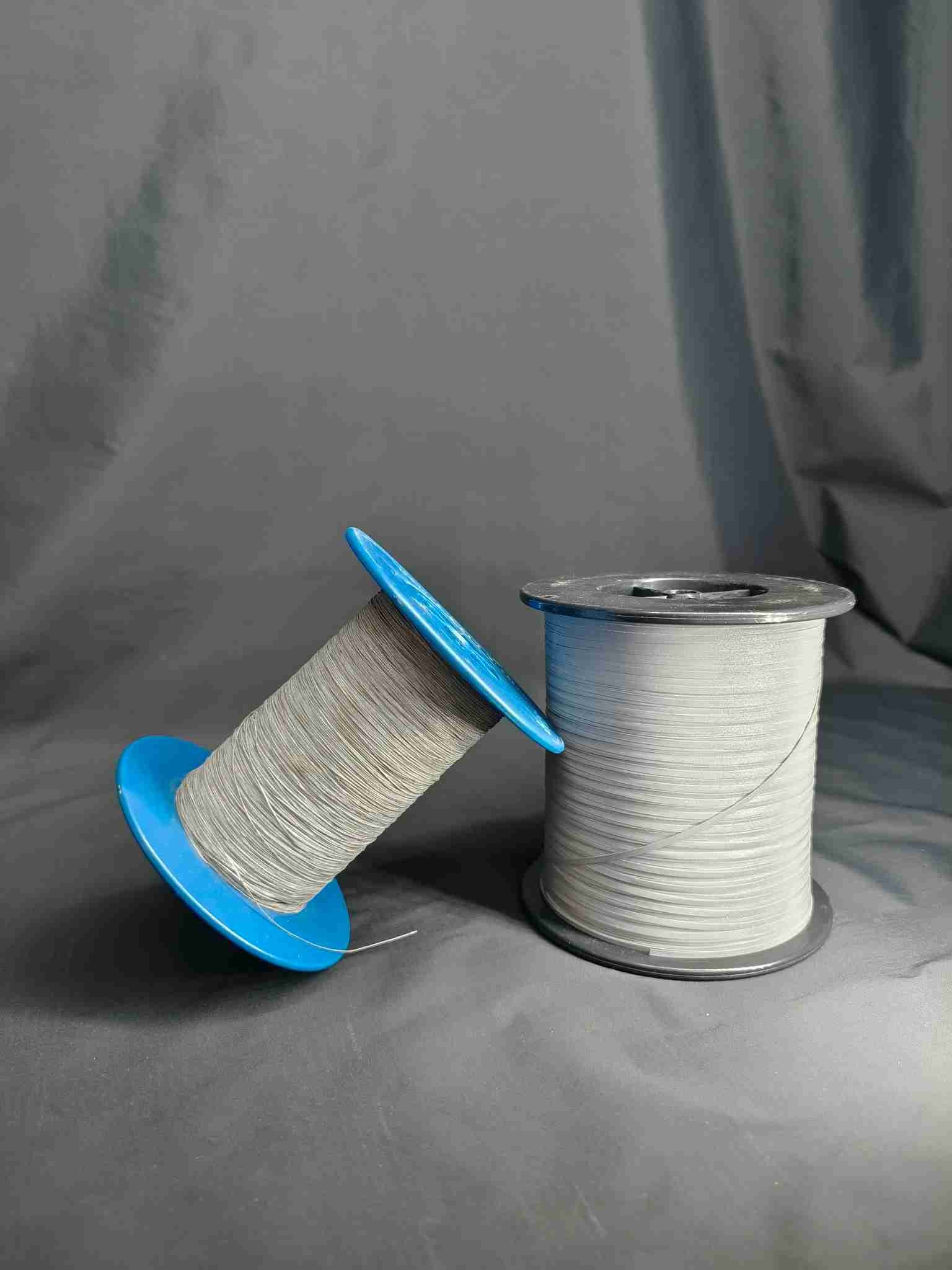 Hi Vis Black Reflective Thread Yarn For Socks Logo Label Embroidery Sewing Knitting