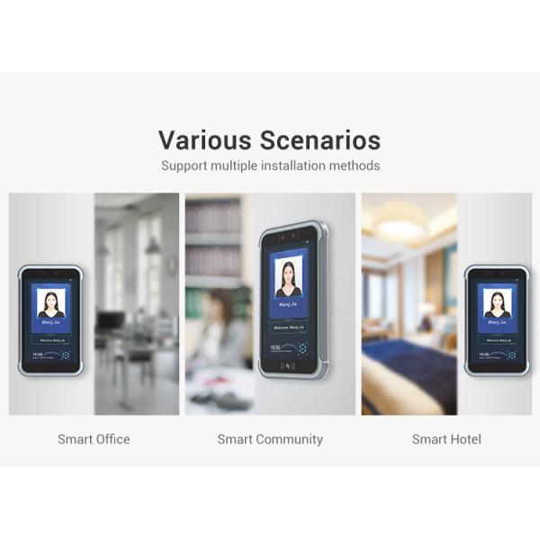 FCC RoHS Facial Recognition Door Entry Access Control With 8.0 Inch Touchable Screen