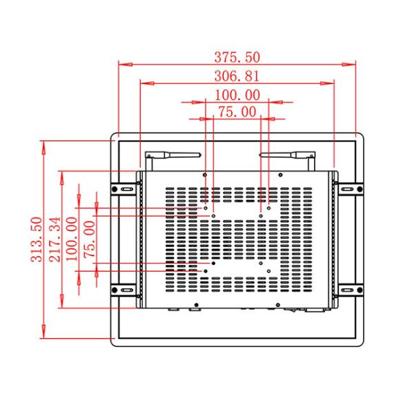 17-Inch Embedded Linux Display for Security Systems and Industrial Monitoring