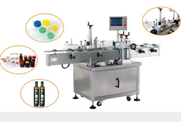 Quality Energy Saving Automatic Sticker Applicator Machine PLC Control System for sale