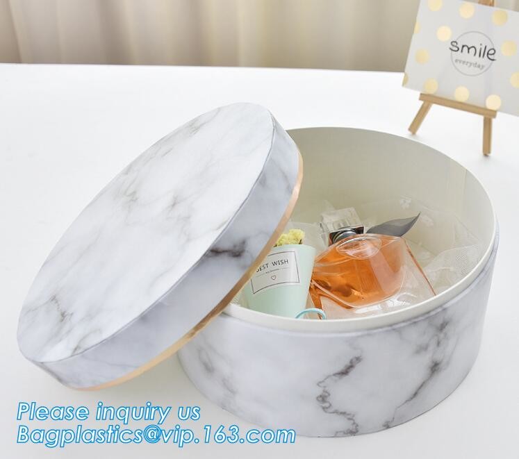 Custom design gradient color luxury paper packaging gift box with lid,Paper Flower Box Florist Bouquet Box Packaging Ros