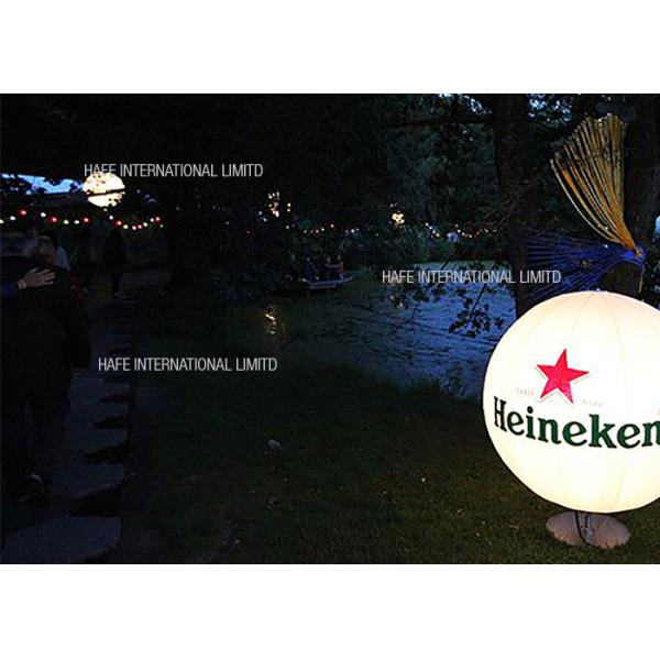 Crystal Ground Inflatable Water Floating Balloon Light 16 Color Changing LED 36W