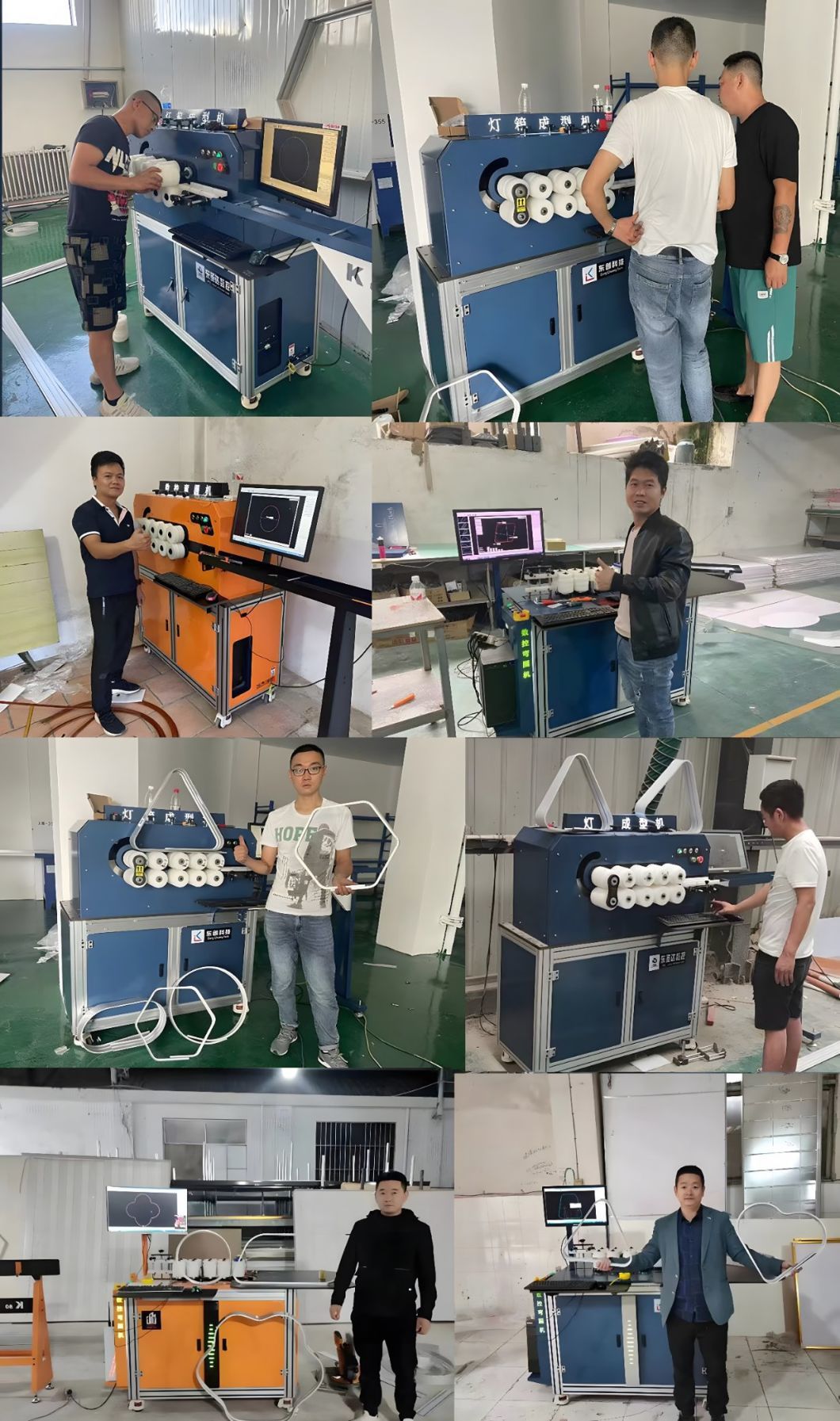 2023 High Quality CNC Mirror Metal Frame Rounding Bending Machine Customized