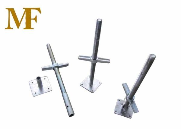 Quality Adjustable Ringlock Cuplock Kwikstage Scaffolding System Swivel Base Screw Jack for sale
