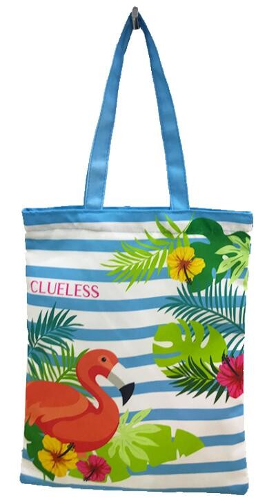 Custom silk screen printed Cotton material handle style blank natural cotton canvas bag without logo bagplastics bagease
