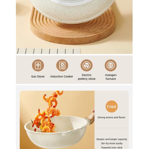 Multifunction 3pcs Aluminum Cooking Cookware Pot Set Non Stick Kitchen Ware Cookware Set