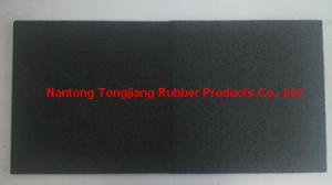 China Black rubber tiles wholesale