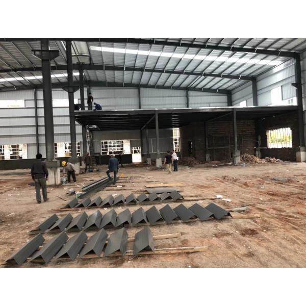 Easy Assemble Light Weight Warehouse Steel Structure Single Or Double Span