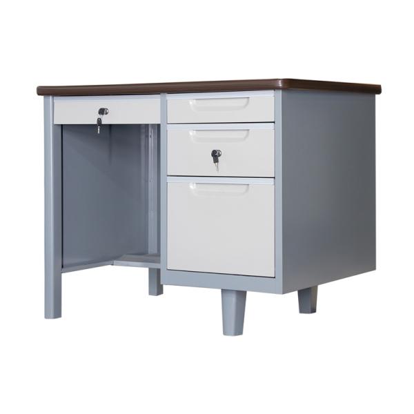 Quality Metal Frame PC Table With Cyber Lock Fashion Computer Table for sale