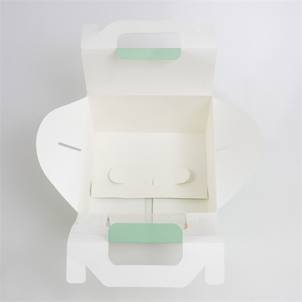 Takeaway cake box packaging with clear window cake disposable box packaging dessert box muffin box packaging