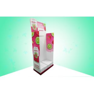 Case Stacker POS Cardboard Displays Stand Biodegradable Material Easy Assembly