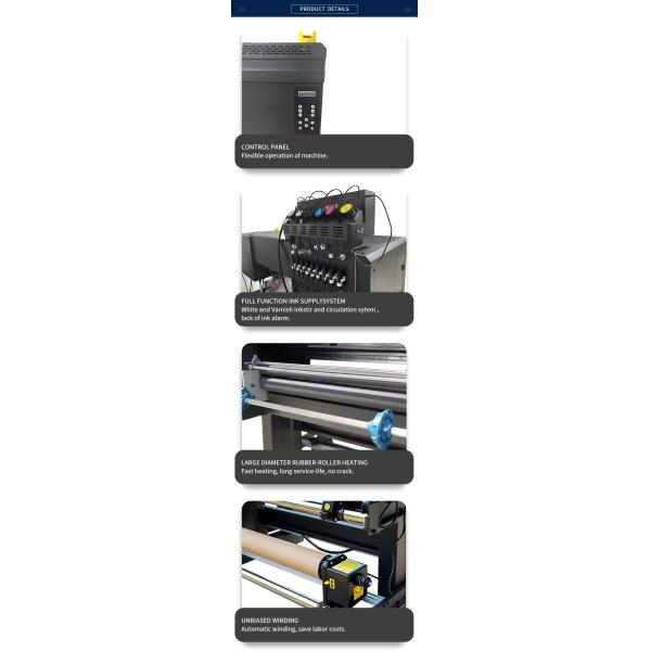 24inch A1 60CM I3200 Heads Roll To Roll UV DTF Sticker Printer Machine