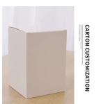 Hot Stamp Small White Shipping Boxes Craft Paper Jewelry Boxes ODM OEM