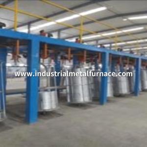 China 8000Ton Per Year Hot Dip Galvanizing Process Plant Line Zinc Kettle For Low Carbon Wire wholesale