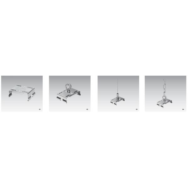 RECOLUX Recessed LED Linear Light , 160lm/W Linear Trunking Light L80B10
