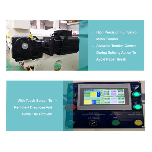 Double End Automatic Roll Splicer Tension Stable 380V Power Supply