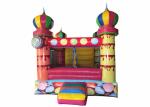 Small inflatable bouncer with net around / inflatable ball pool bouncer