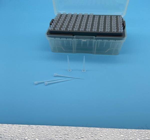 Quality 1-200ul Disposable Pipette Tips Transparent Transfer Pipettes With Scale for sale