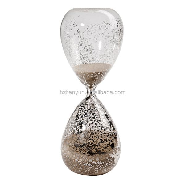 Quality Blown Glass Hourglass Timer Decorative Sand Clock Timer for sale