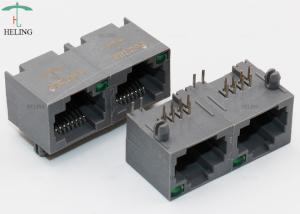 China R/A 1x2 Ports Unshielded RJ45 Lan Jack / 8P8C Modular Connector MJ5688P-G012-XPRNL1 wholesale