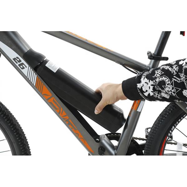 GOMID Electric Mountain Bike with Shimano 6 Speed Derailleur Lightweight Aluminium Alloy Frame 40-50Km Range per Power