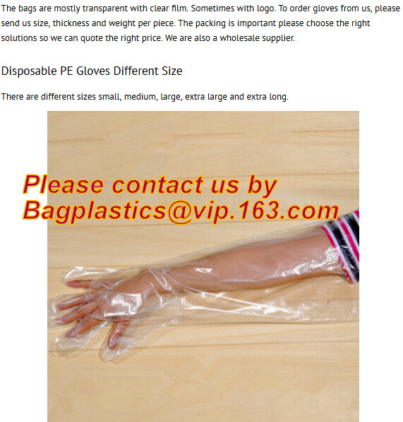 Biodegradable PE gloves Medical PE gloves disposable PE glove,Eco Friendly Disposable Transparent Home Use Pe Gloves