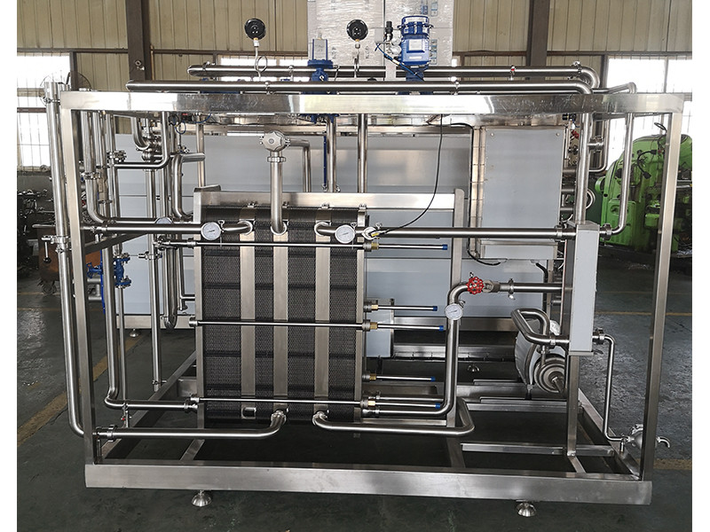 Brand New Various Capacities Plate Sterilizer Milk Pasteurizer Made Of Stainless Steel 304/316 For Milk Process Plant