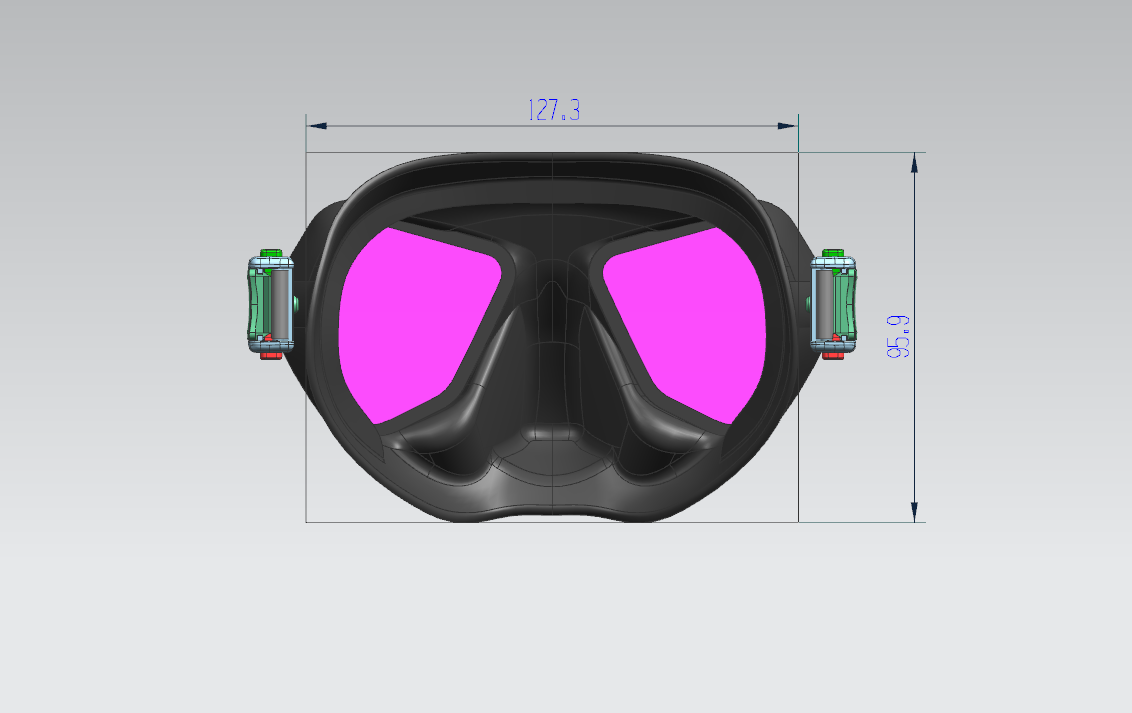 ZMZ Anti-Fog Swimming Goggles Diving Mask and Snorkel Set for Men Women Teenagers Snorkel Mask Set