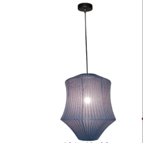 Quality Irregular Na Woven Hanging Lamp Shade for sale