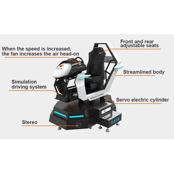 Indoor 360 Degree 9D Vr Car Racing Game Machine Virtual Reality Driving Arcade Motion Simulator