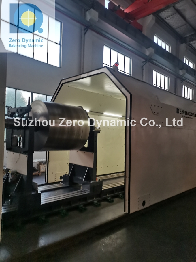 20 Ton Wind Turbine Rotor Balancing Machine , Hydro Generator Rotor Dynamic Balancer
