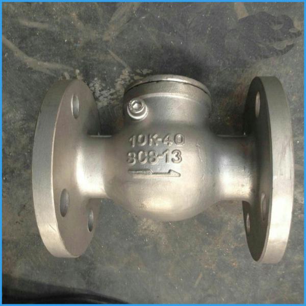 Quality JIS swing check valve flange end for sale