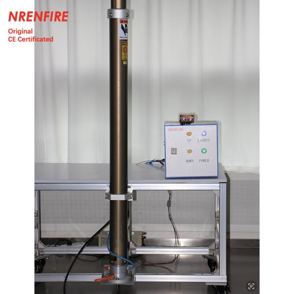 4.6m pneumatic telescopic mast light tower-inside wires-4x60W LED-remote control-for mobile light tower or solar tower