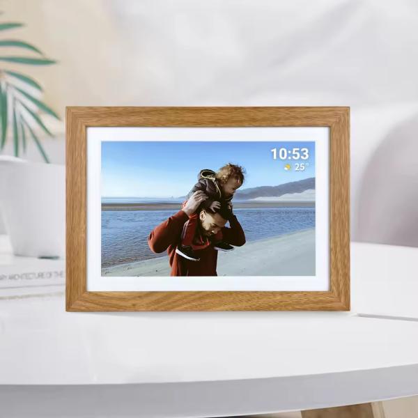 Quality Smart WiFi Digital Photo Frame 10.1 Inch IPS LCD Touch Screen Video Advertising Machine for sale