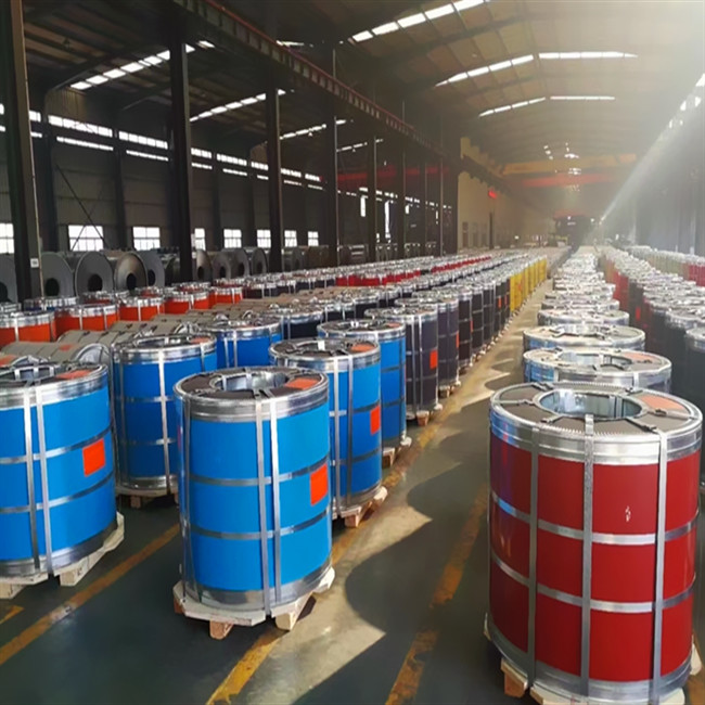 Cold Rolled Plain Color Coated Coils For Construction Galvanised Galvalume
